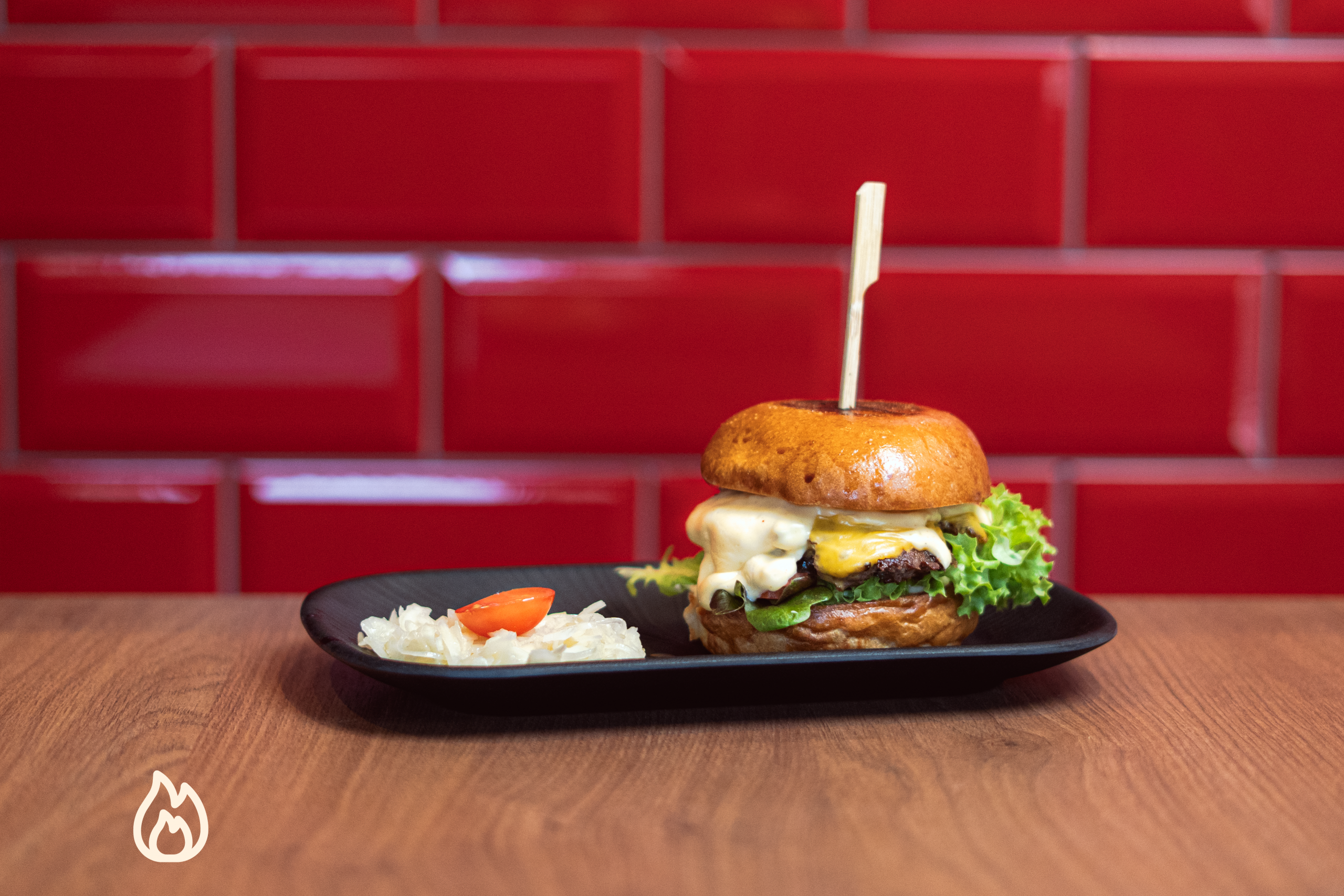 Chili-Cheese-Burger - scharf
